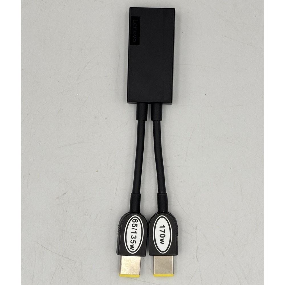 Lenovo ThinkPad DY1841 Workstation Dock Slim Tip Y Cable Cord 5C10V25716 Geniune